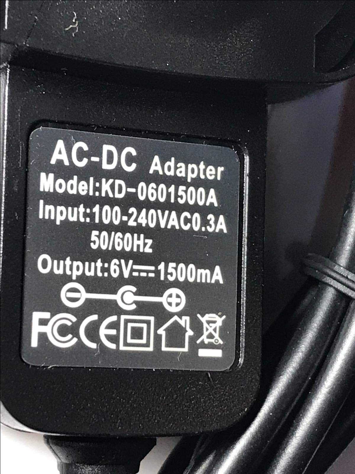 6V DC Power Adapter For ActivBoard Promethean FW7400 & Philips Recorder - Replacement Charger - View #6