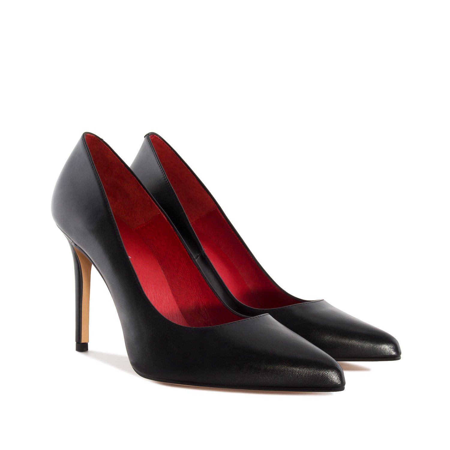 Andrés Machado - Scarpe con Tacco in Pelle Scamosciata o Liscia per Donne e Ragazze - Diana - Tacchi a Spillo a Punta per l'inverno e L'Estate - Misure Speciali