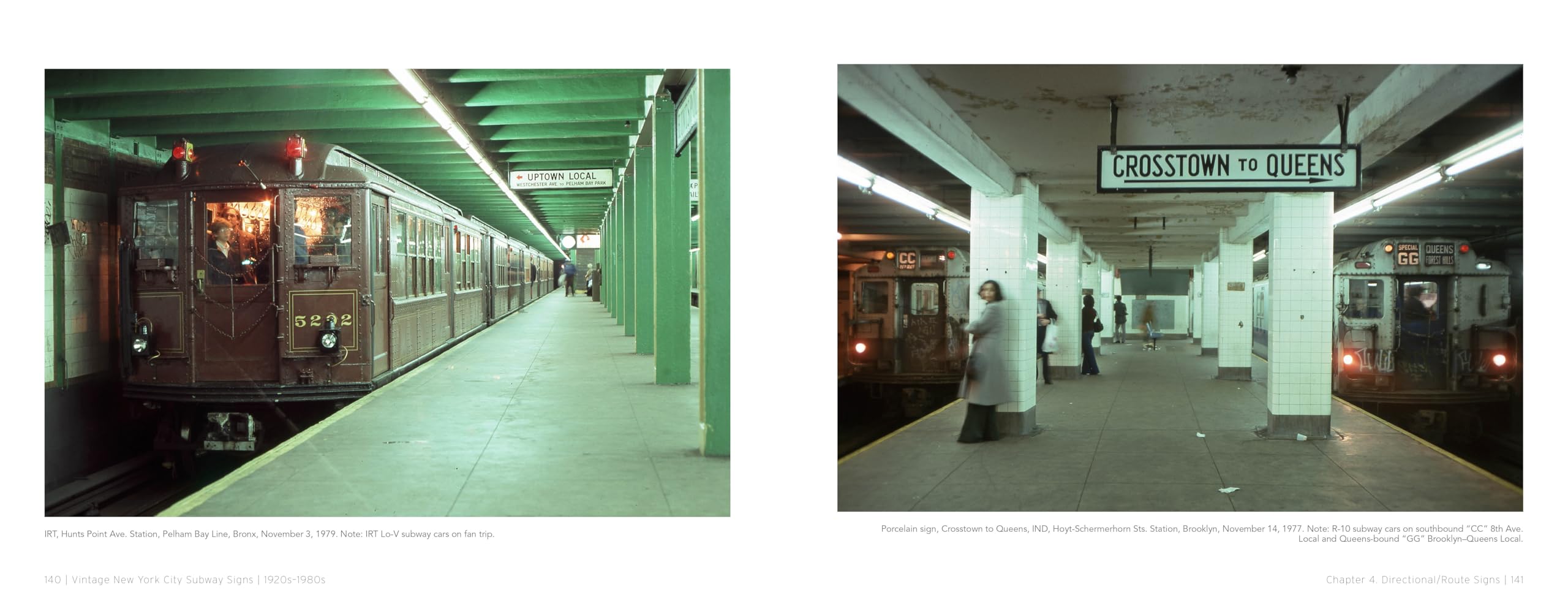 Vintage New York city subway signs 1920s1980s