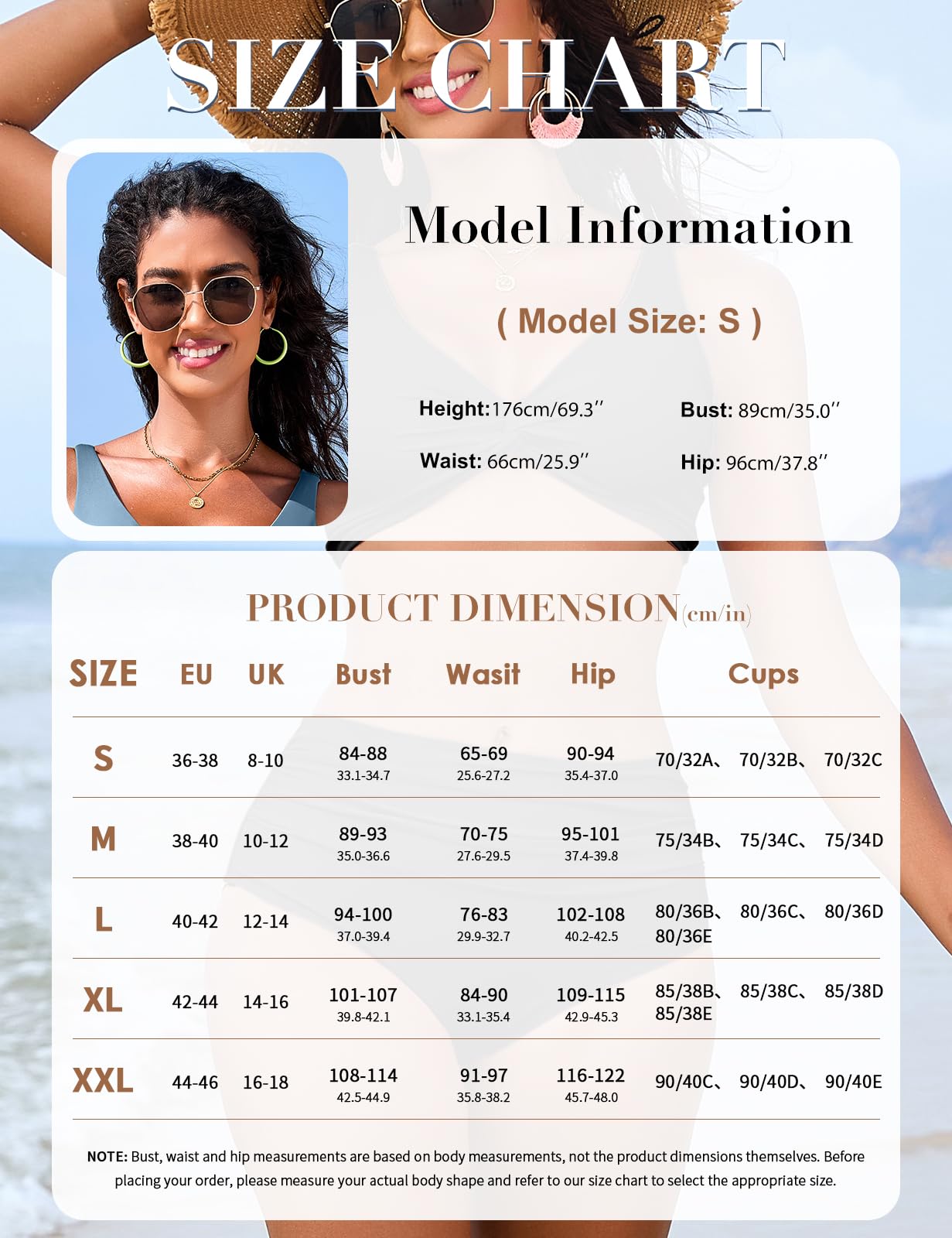 Nadeer Donna Costume da Bagno Vita Alta Fronte di Torsione Due Pezzi Bikini Elegante Scollo a V Push Up Beachwear Sexy Controllo del Ventre Spiaggia Swimwear