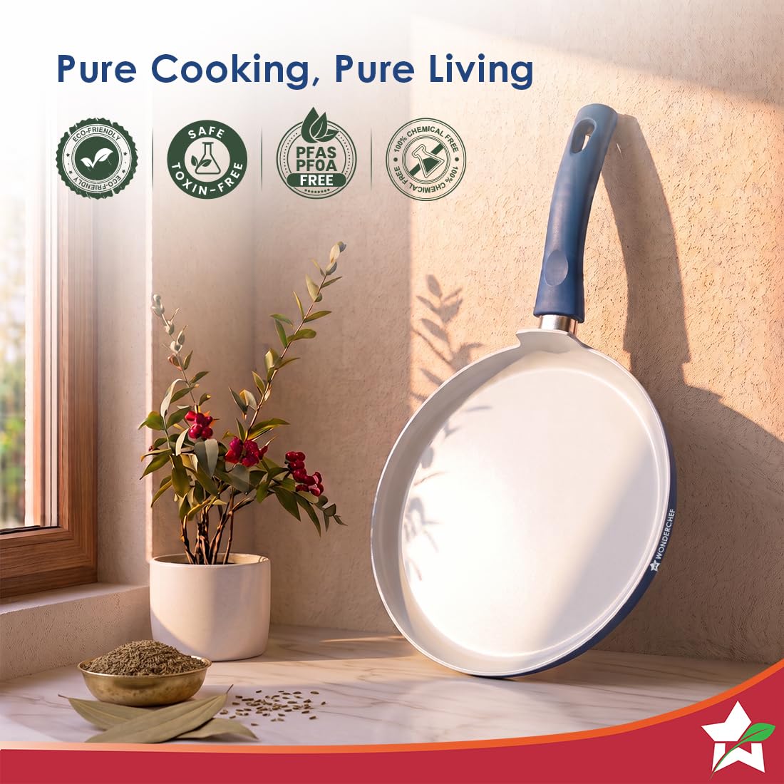 Wonderchef Natura Dosa Tawa - Non-Stick & Durable -3 Wonderchef Natura Dosa Tawa - Non-Stick & Durable -3