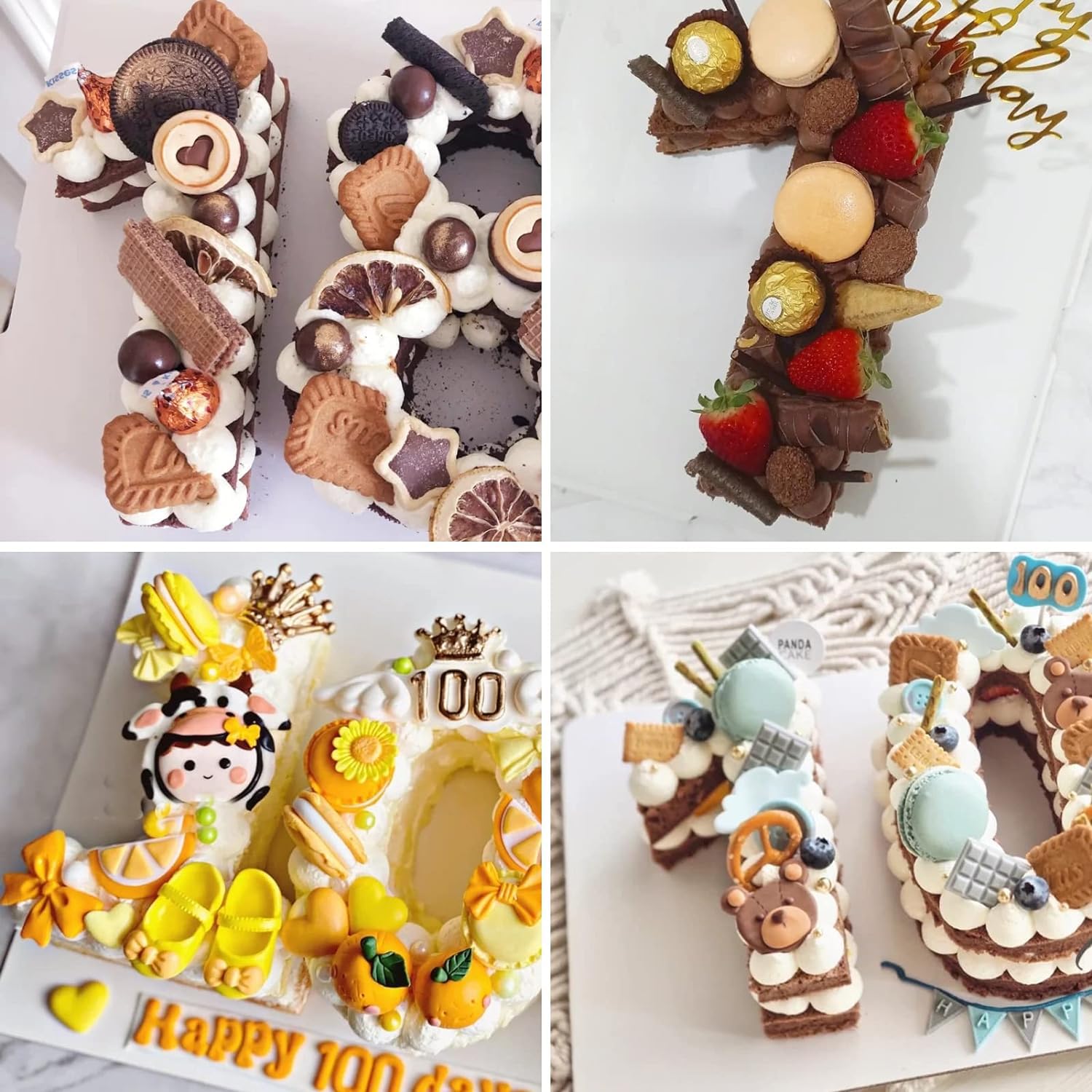 YXHZVON Molde para Tartas con Número 1, Grande Moldes de Pastel de Silicona, Moldes con Formas sin BPA, Horneado de Pasteles para Cumpleaños de Aniversario