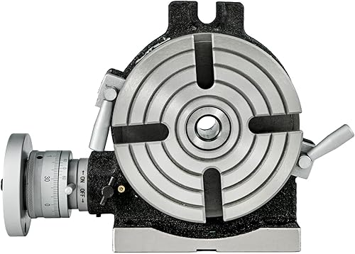 Vista 21 de VEVOR Mesa rotativa 8 pulgadas horizontal vertical HV8 precisión 3MT fresadora máquina de perforación Vernier lectura fresado taladrado