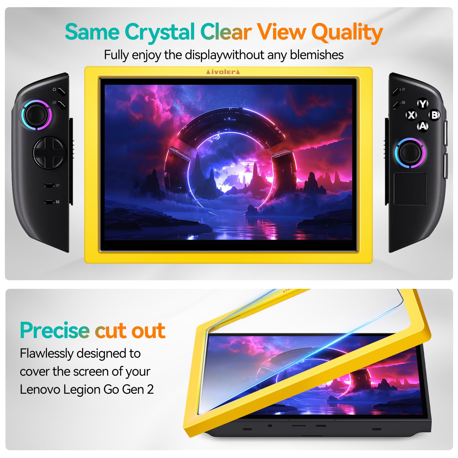 upscreen Anti-reflective Screen Protector for Lenovo Legion Go Anti-Glare Screen Protector, Matt, Anti-glare, Anti-Scratch, Anti-Fingerprint