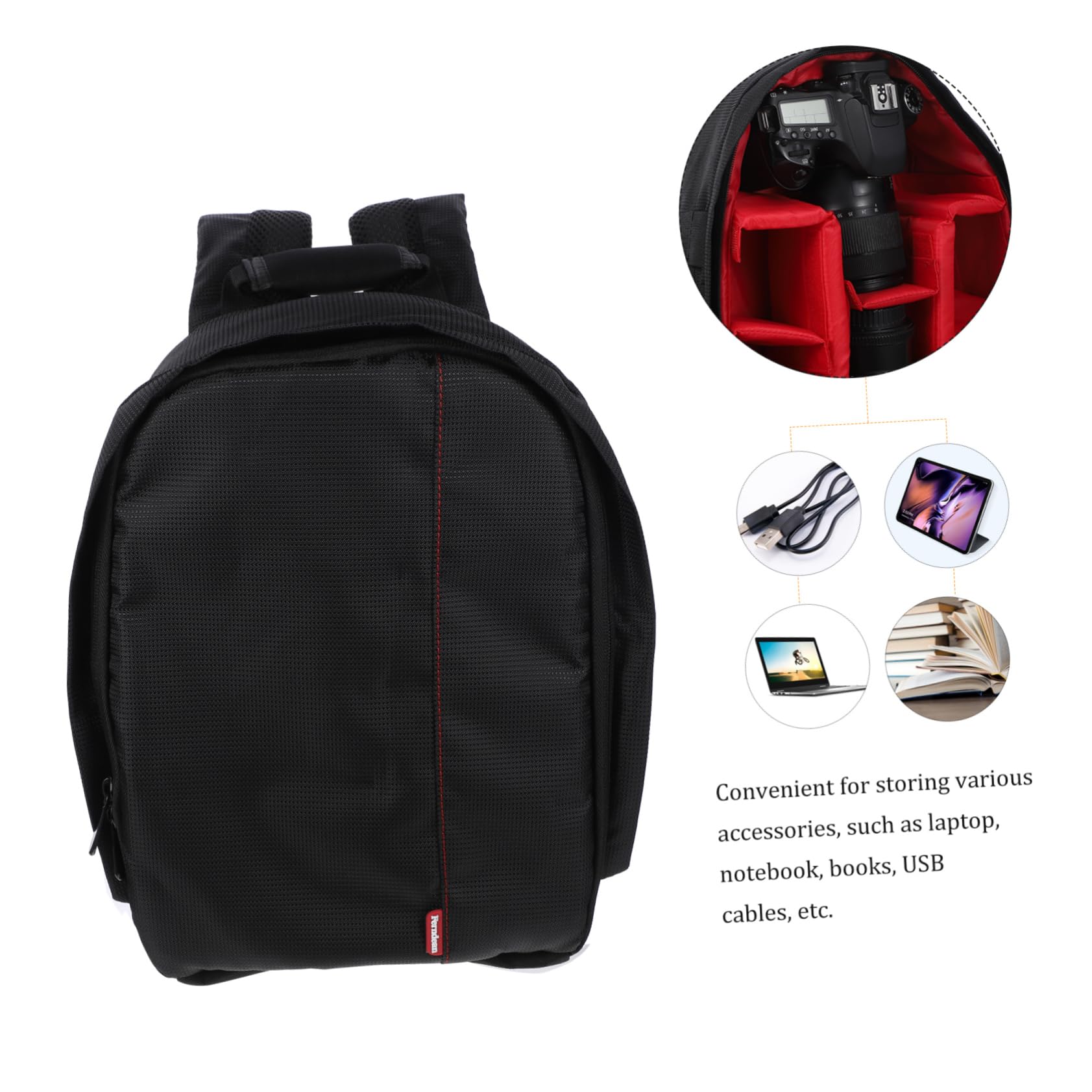 Gadpiparty Zaino Di Tela Borse Fotografiche Zaino Fotografico Borse Dslr Per La Macchina a Business Camera Bag Case Borsa a In Nylon Uomini E Donne