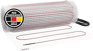 AEG elektrische Fußbodenheizung, Heizmatte 8 m², 160 W/m², Basis Thermo Boden TBS TB 160/8, 205798
