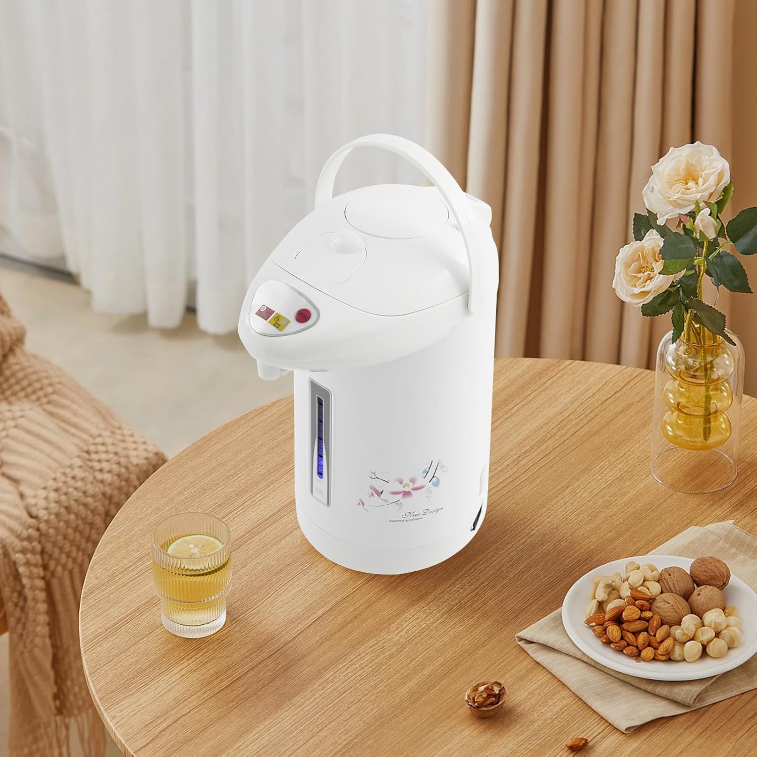 3L electric kettle 110V power 304 stainless steel material fast heating intelligent insulation dual mode water dispensing portable and lightweight design suitable for home offices and hotels