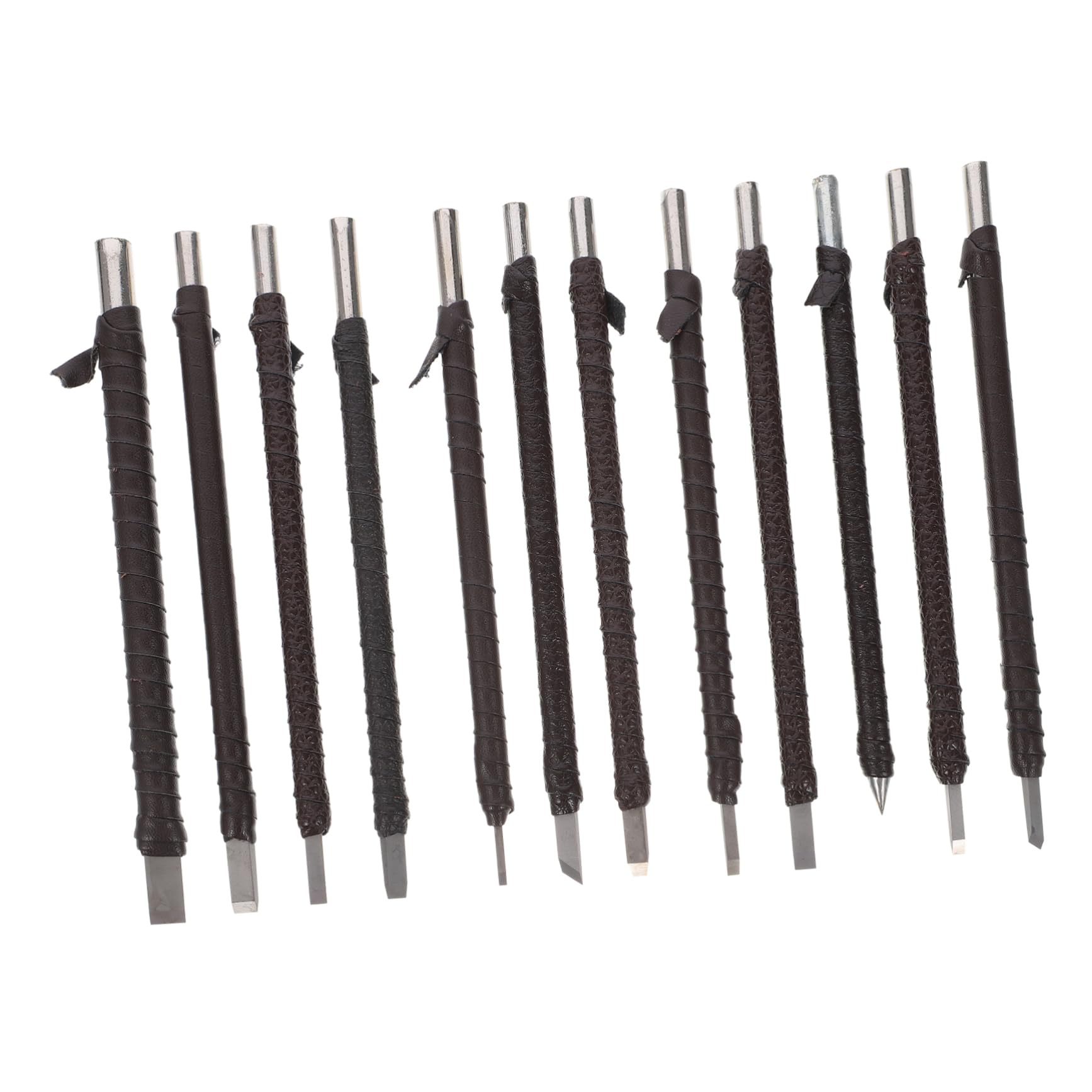 HOMSFOU 12-Piece Wood Carving Tools Kit Wood Carving Tools Set Knives Easy to Sharpen and Comfortable to Use