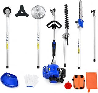 5 in 1 Gas Hedge Trimmer Weed Eater 41.5cc 2-Stroke Multi-Function Tools