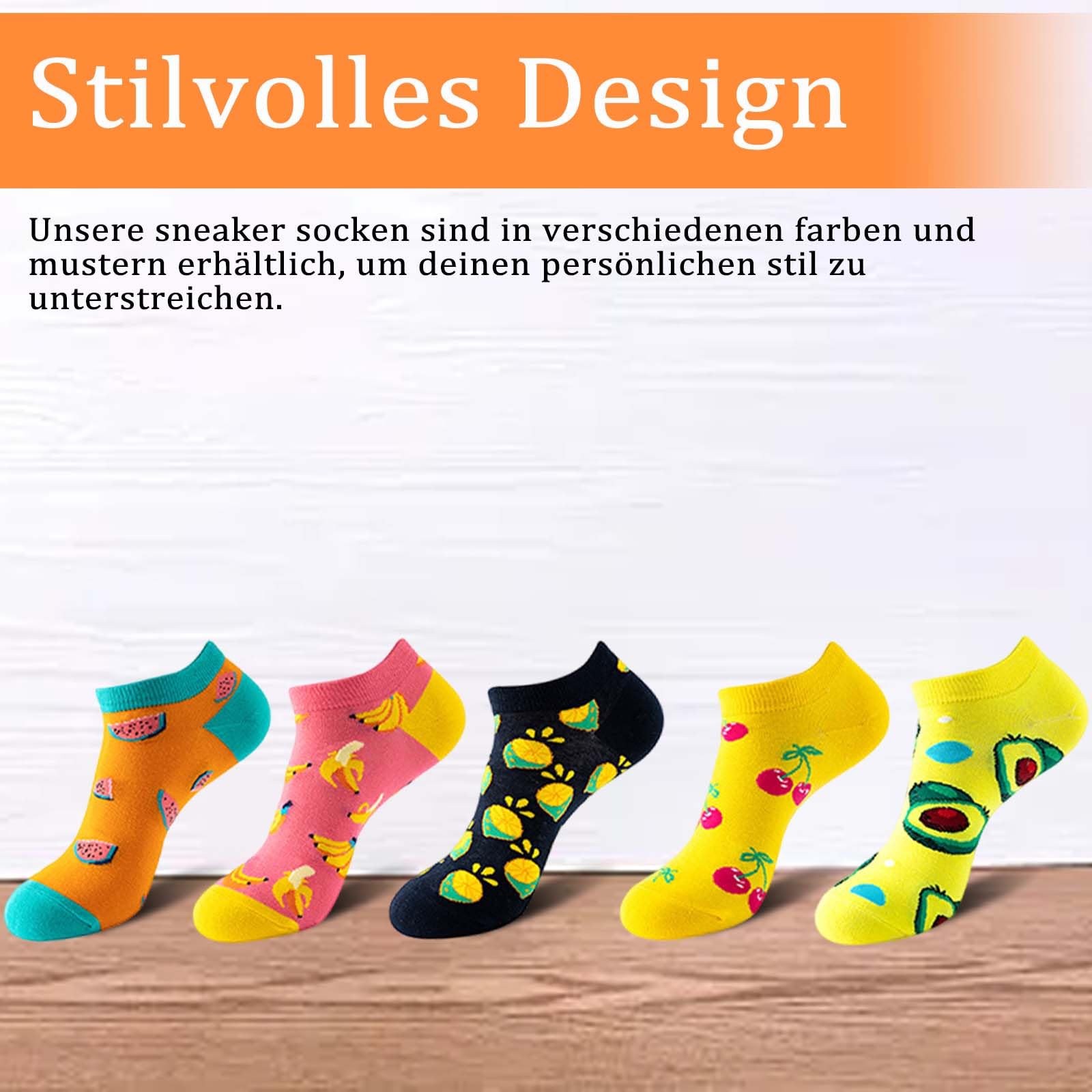 5 par zabawnych skarpet do sneakersów, bawełniane, kolorowe skarpety damskie, zabawne kolorowe skarpety do sneakersów, zabawne kolorowe bawełniane skarpety dla dziewcząt (rozmiar