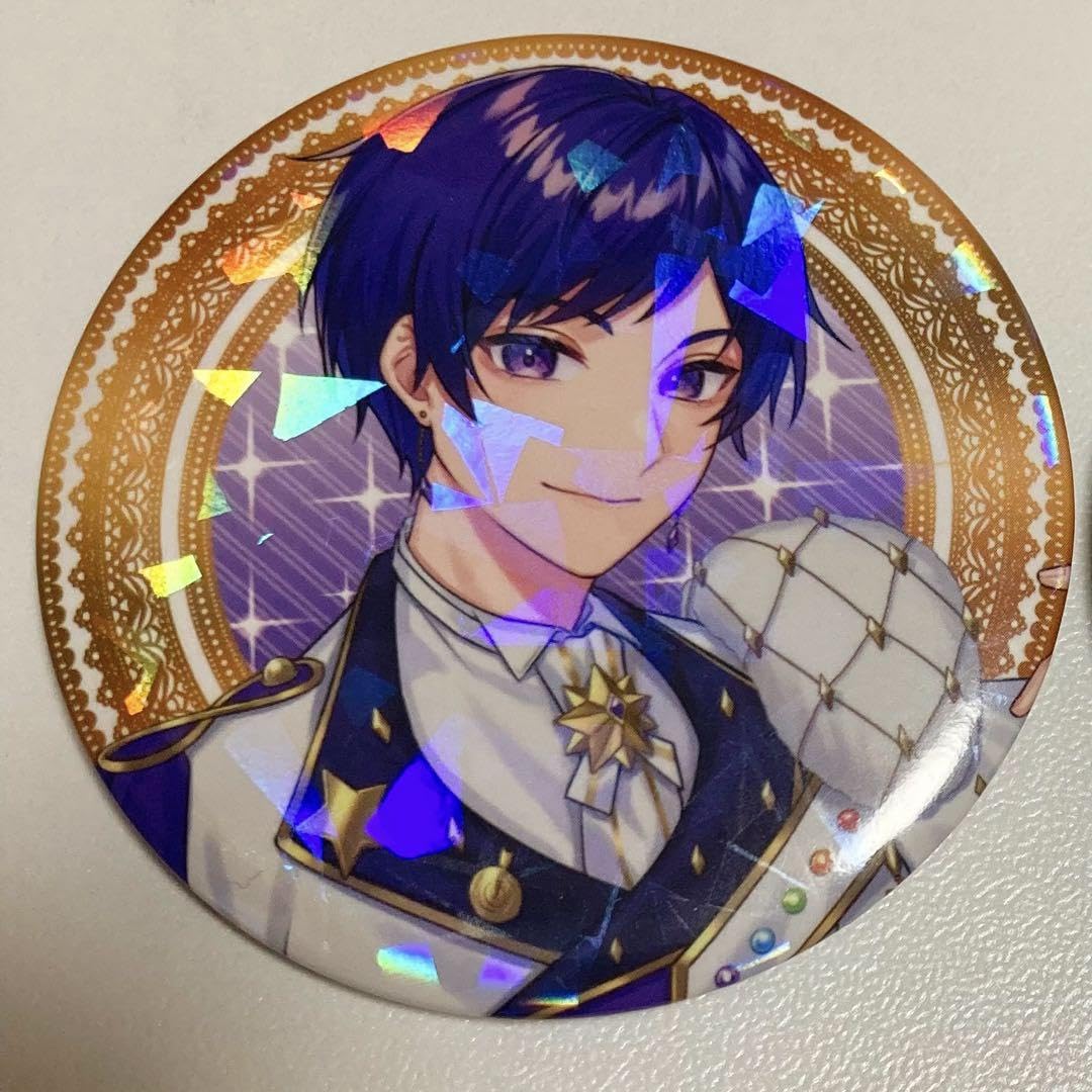 Amazon.co.jp: すたぽら こったろ 缶バッジ 2周年 記念 ホログラム CR  