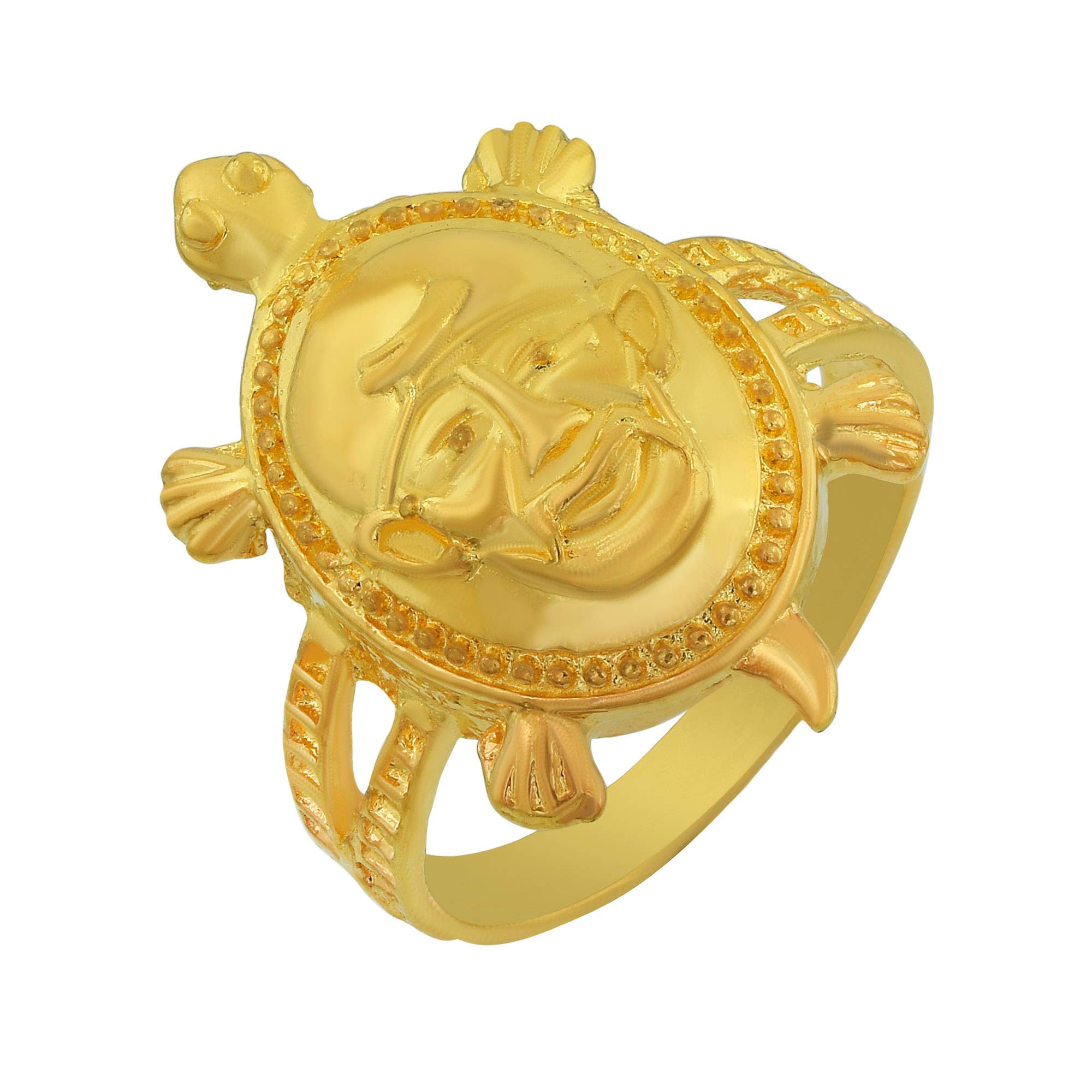 Memoir Gold plated Shirdi Sai Baba on Tortoise Vastu Fengshui finger ring Men Women (B082NSVTFK) Amazon Price History, Amazon Price Tracker