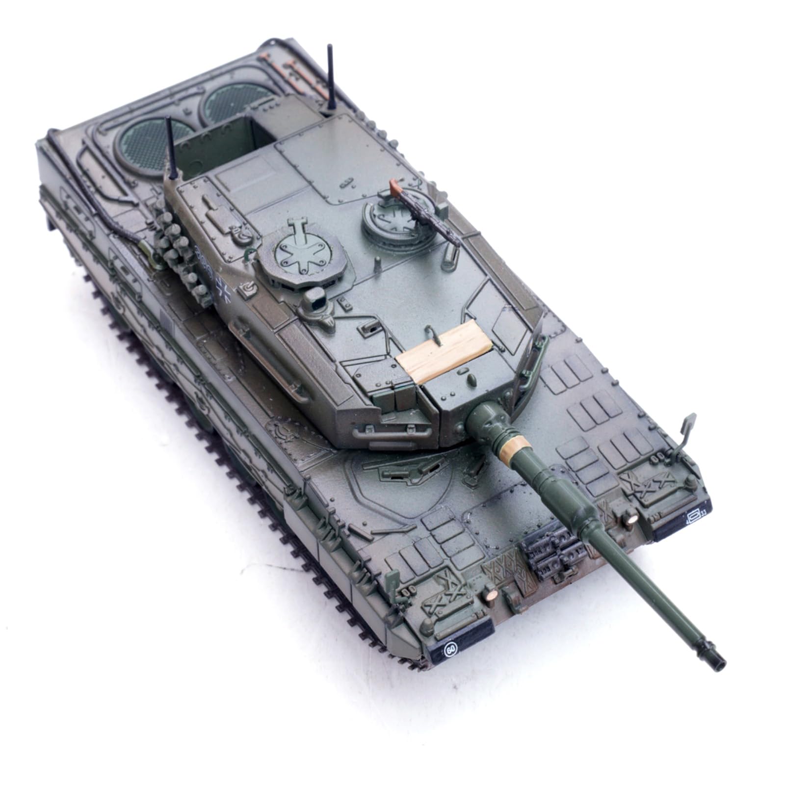 CHICHIYANG Alloy 1:72 Bundeswehr Leopard 2A4 Panzermodell Fertiges gepanzertes schweres Fahrzeugmodell für Sammler & Enthusiasten