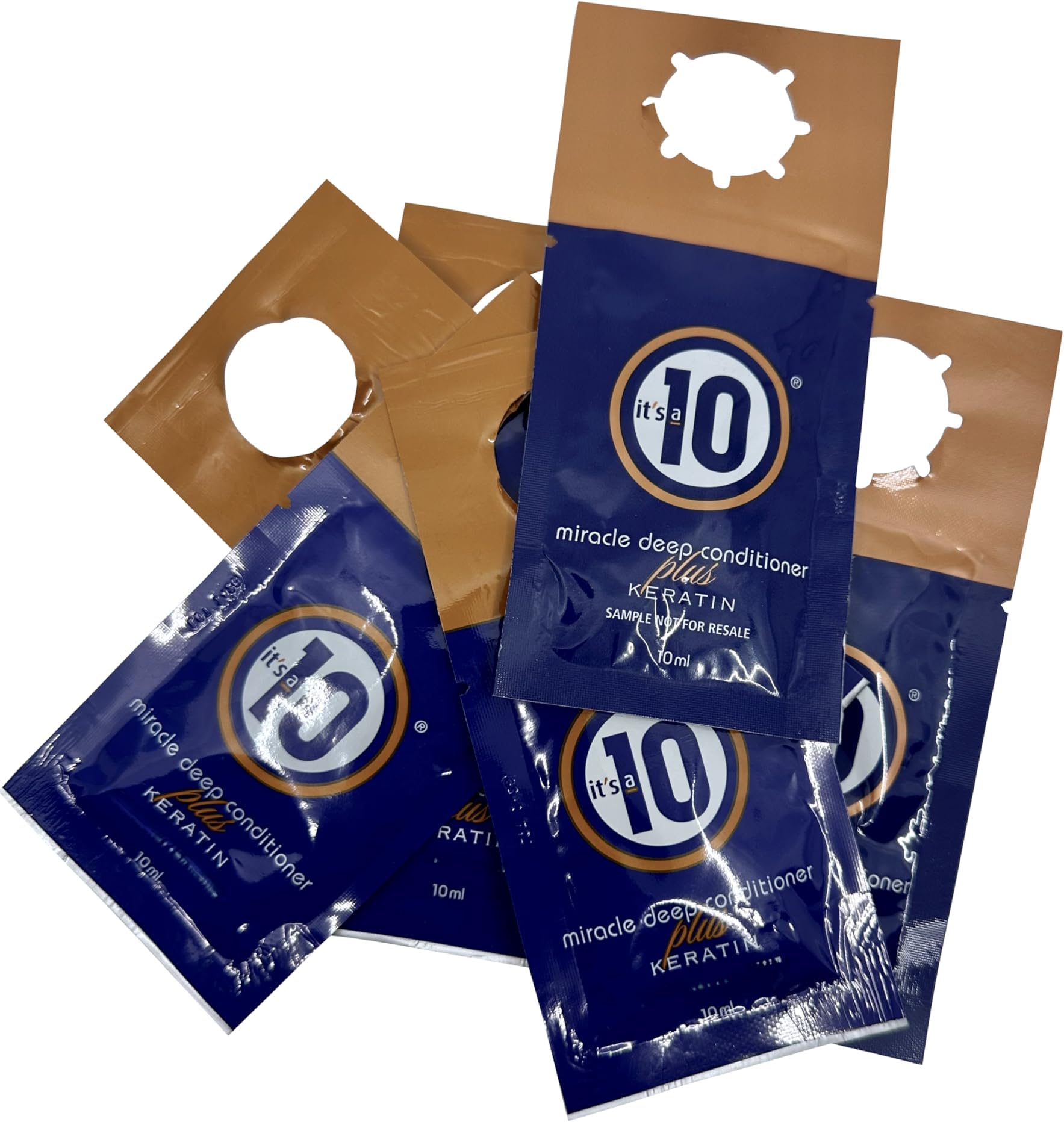 Its a 10 Miracle Deep Conditioner Plus Keratin Travel Sachets 10 ml Pack of 5