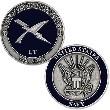 U.S. Navy Cryptologic Technician CT Challenge Coin