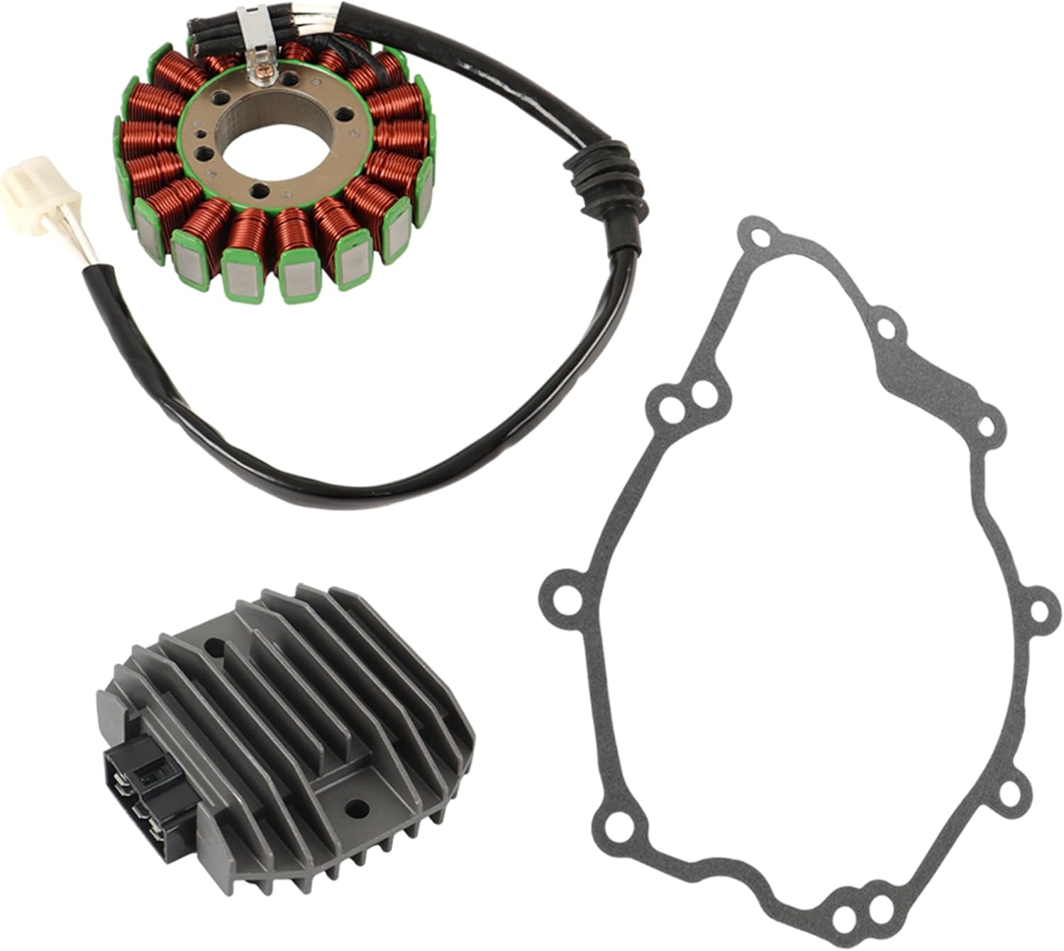 YZF-R6 YZF R6 2003-2005 Stator And Regulator Rectifier W/Gasket - Foto 2