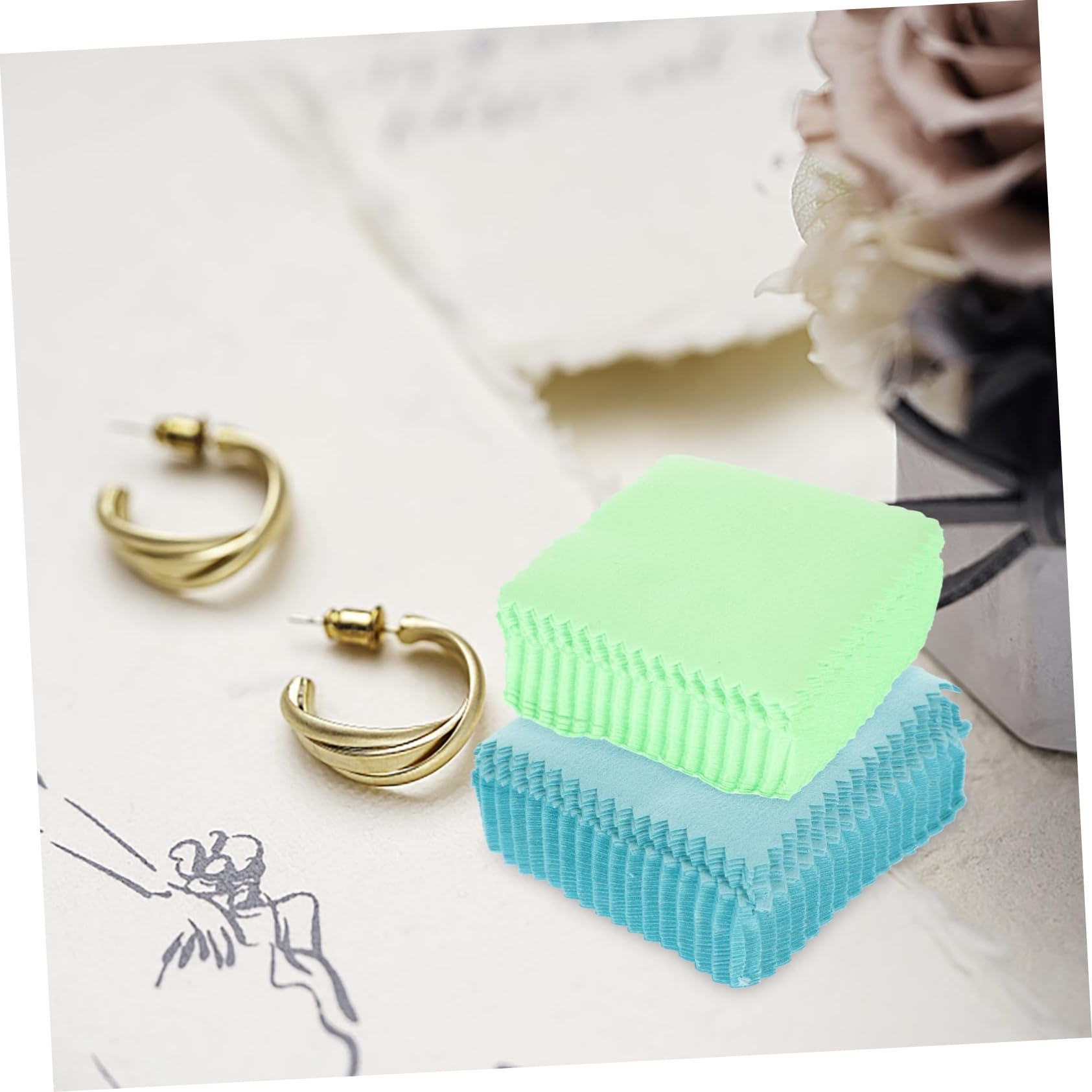 SOIMISS 150piezas Paquete De Paños De Limpieza De Joyas Coloridos Paños De Pulido para Plata para Limpiar Pantallas y Superficies