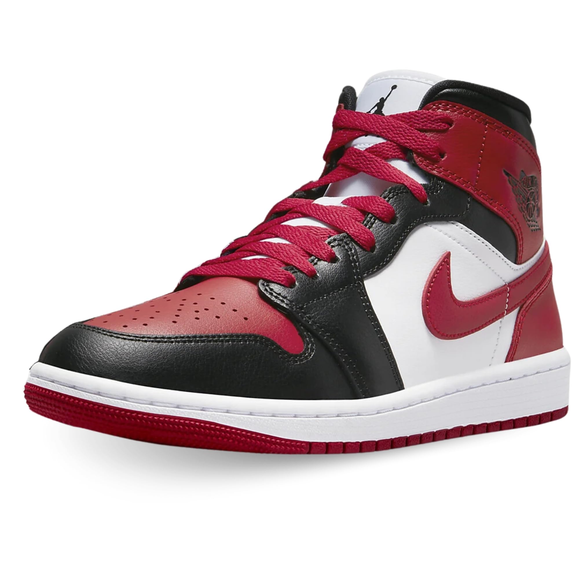 Air Jordan 1 Mid Bred Toe (W) BQ6472-079 Size 40