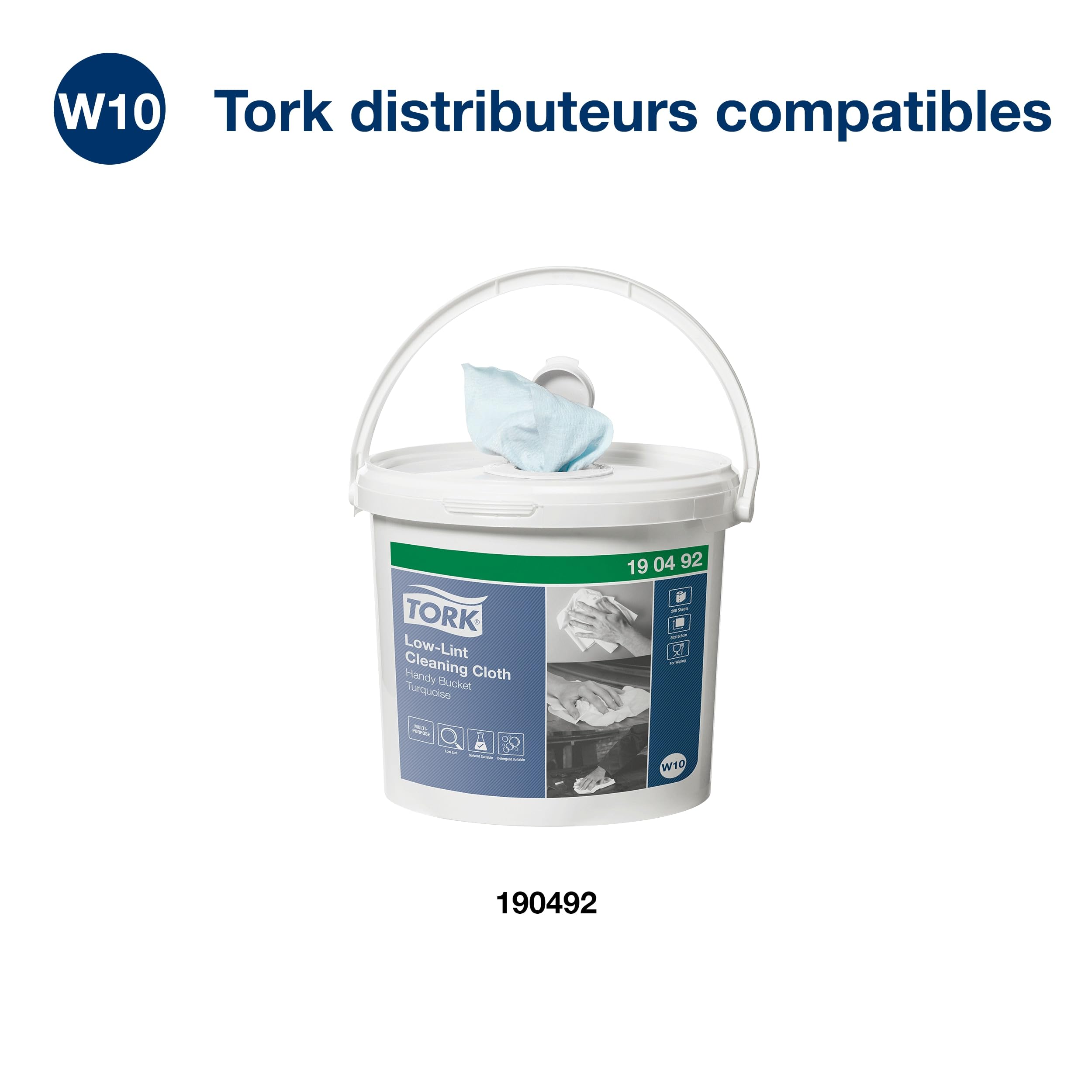 Tork 190491 Chiffon de nettoyage non pelucheux Premium