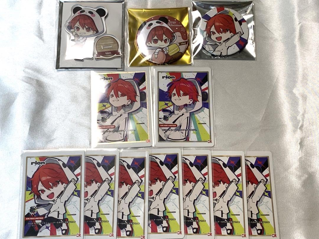 CR rion グッズ 等身ノーマル CRAZY RACCOON CRフェス2024 缶バッジ