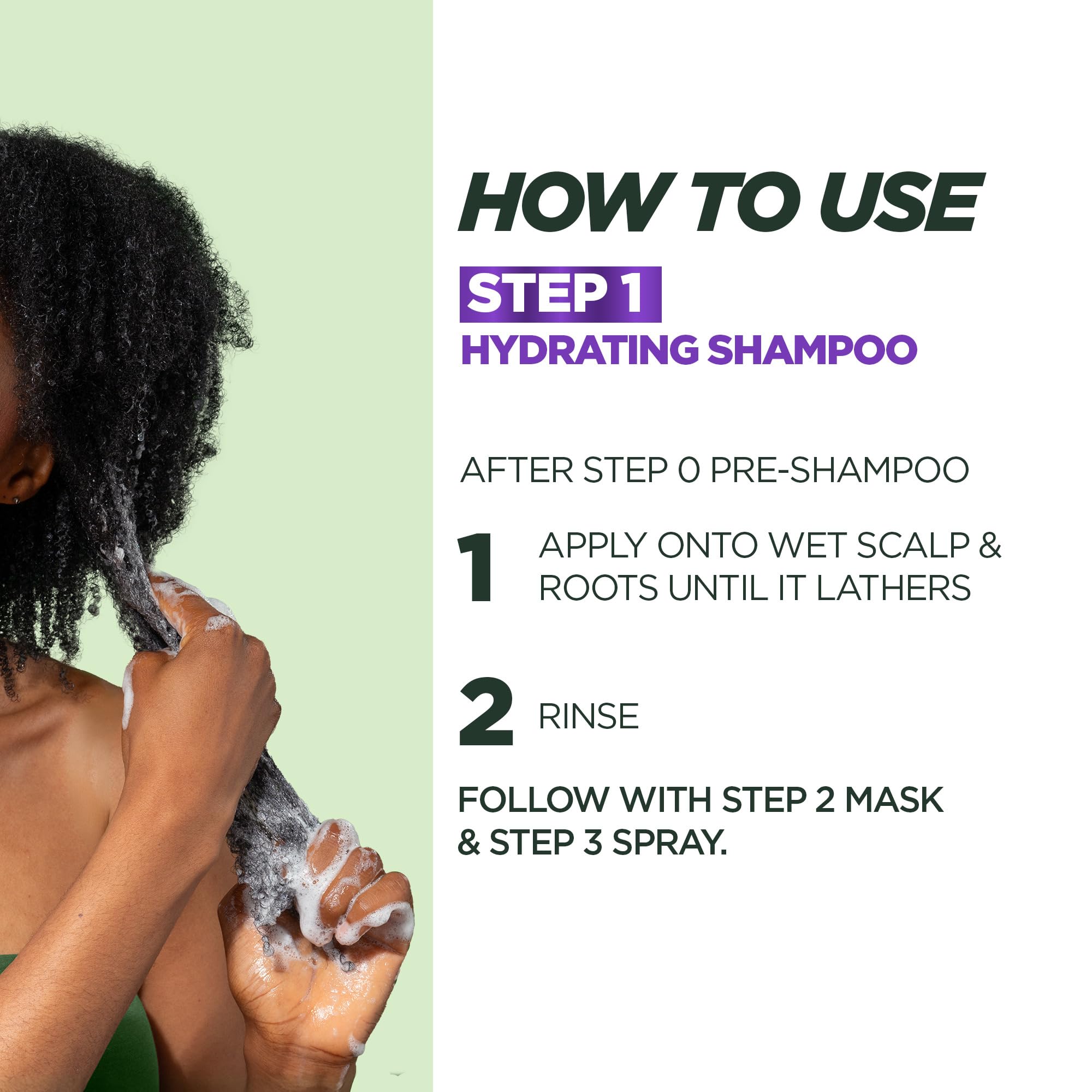 Garnier Shampoo For Curly Hair And Type 4 Coils - Image 4