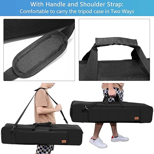 Miniatura 5 de TORIBIO Funda de transporte para trípode con acolchado resistente al agua de 40 x 8.2 x 8.2 pulgadas  40.2 x 8.3 x 8.3 in  40.2 x 8.3 x 8.3 in  40.2