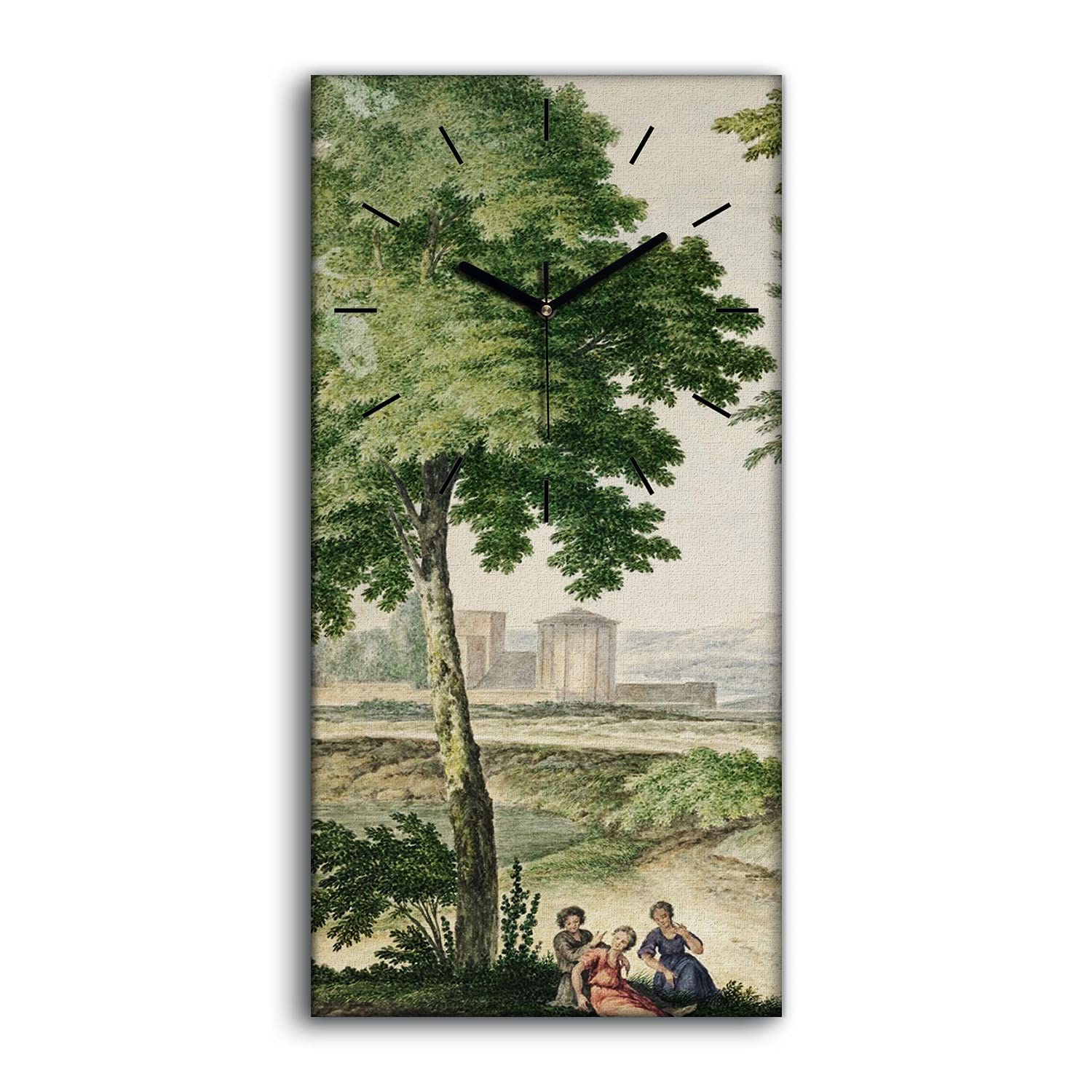 Horloge sur Toile Sans Tic-Tac Image Art Mural 30x60cm