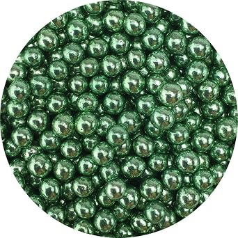Celebakes by CK Products Green Dragees 5mm, 3.7 oz.
