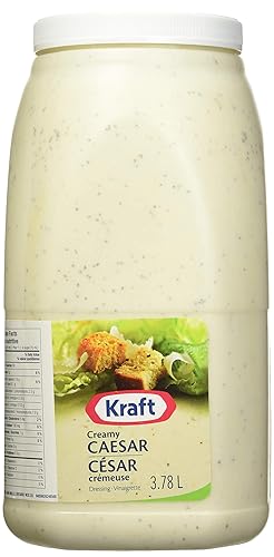 Kraft Jarras cremosas para aderezo César, (3.78 l1 galón por jarra) (paquete de 2), Importado de Canadá