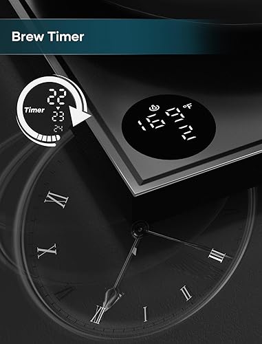 Miniatura 3 de Hervidor eléctrico de cuello de cisne, control exacto de temperatura y modo de retención, café y té de vertido rápido, acero inoxidable 304 premium,