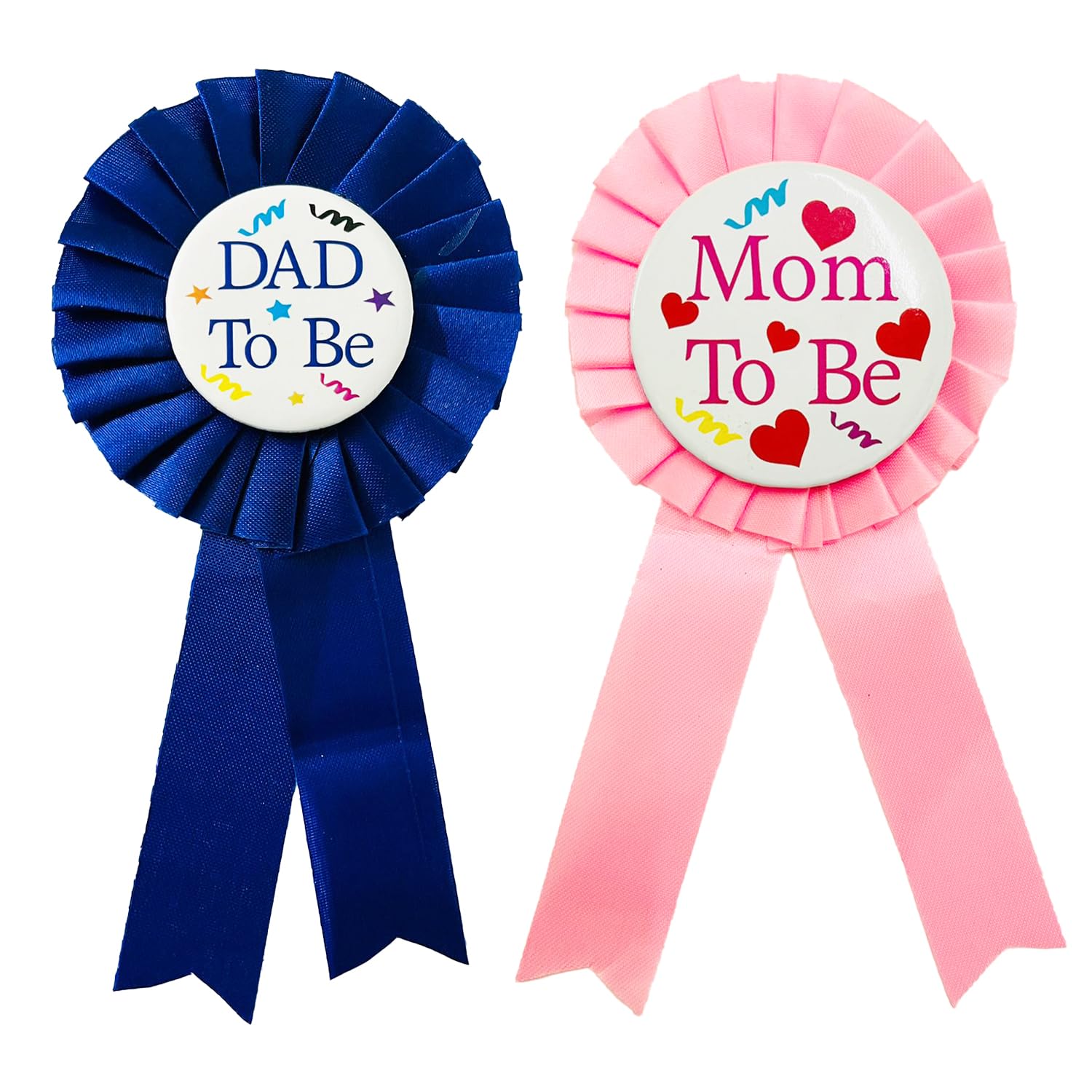 Zyozique ® Mom to Be & Dad to Be Tinplate Badge Pin for Welcome Baby Boy or Girl, Baby Shower Celebration Mom Gifts | Baby Shower Party Kit (Pack Of 2)-image-46