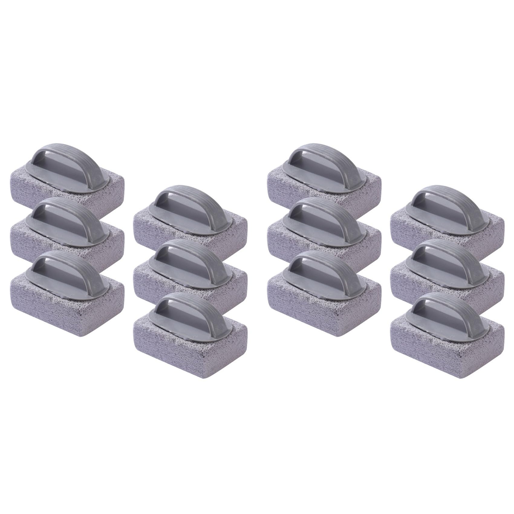Aundhegrtt 12PCS Pool Clean Block with Handle Swimming Pumice Pool Tile Stone Scrubbing Scouring Stone for Swimming Pools Cleaning