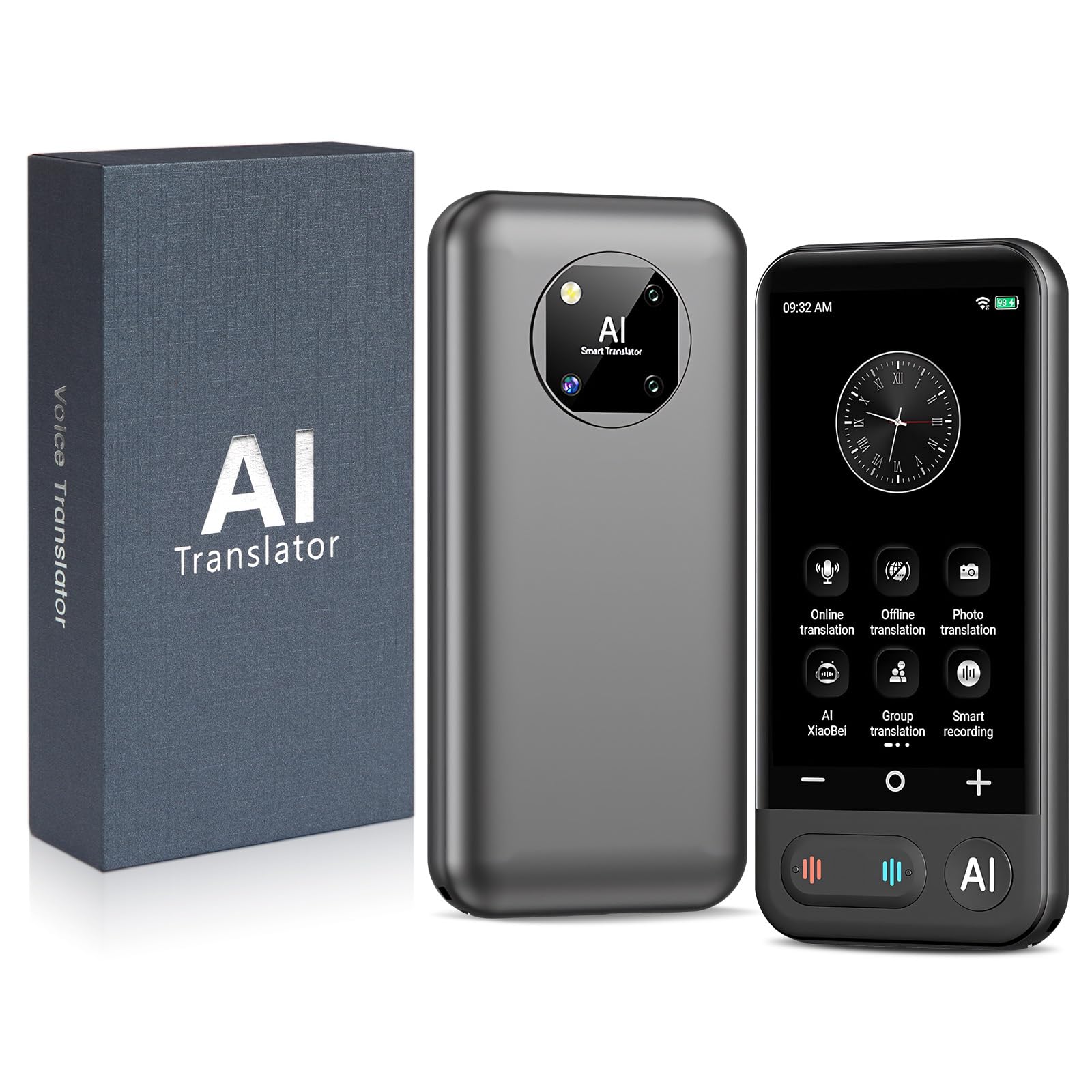 Instant Language Translator Device, 150 Online Translation, 20 Offline Translation, Text Voice Photo Translate