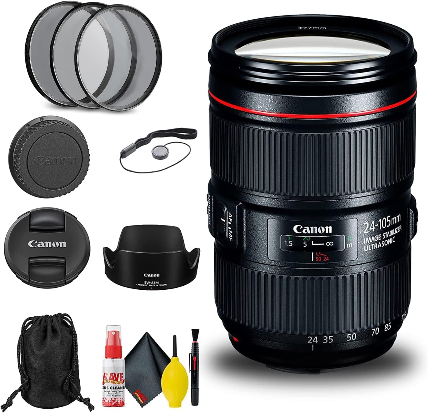 Canon EF 24-105mm f/4L IS II USM Lens Kit