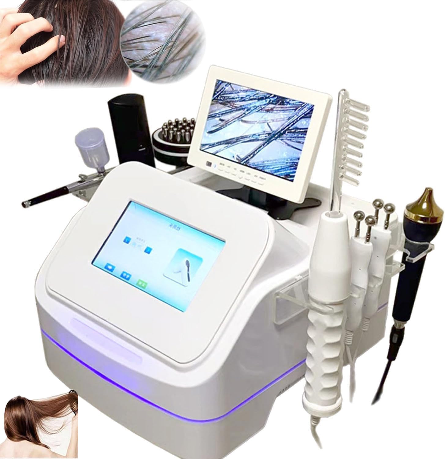 Skin Hair Analyzer,Scalp Massager,Anti Hair Loss Hair Follicle Detector