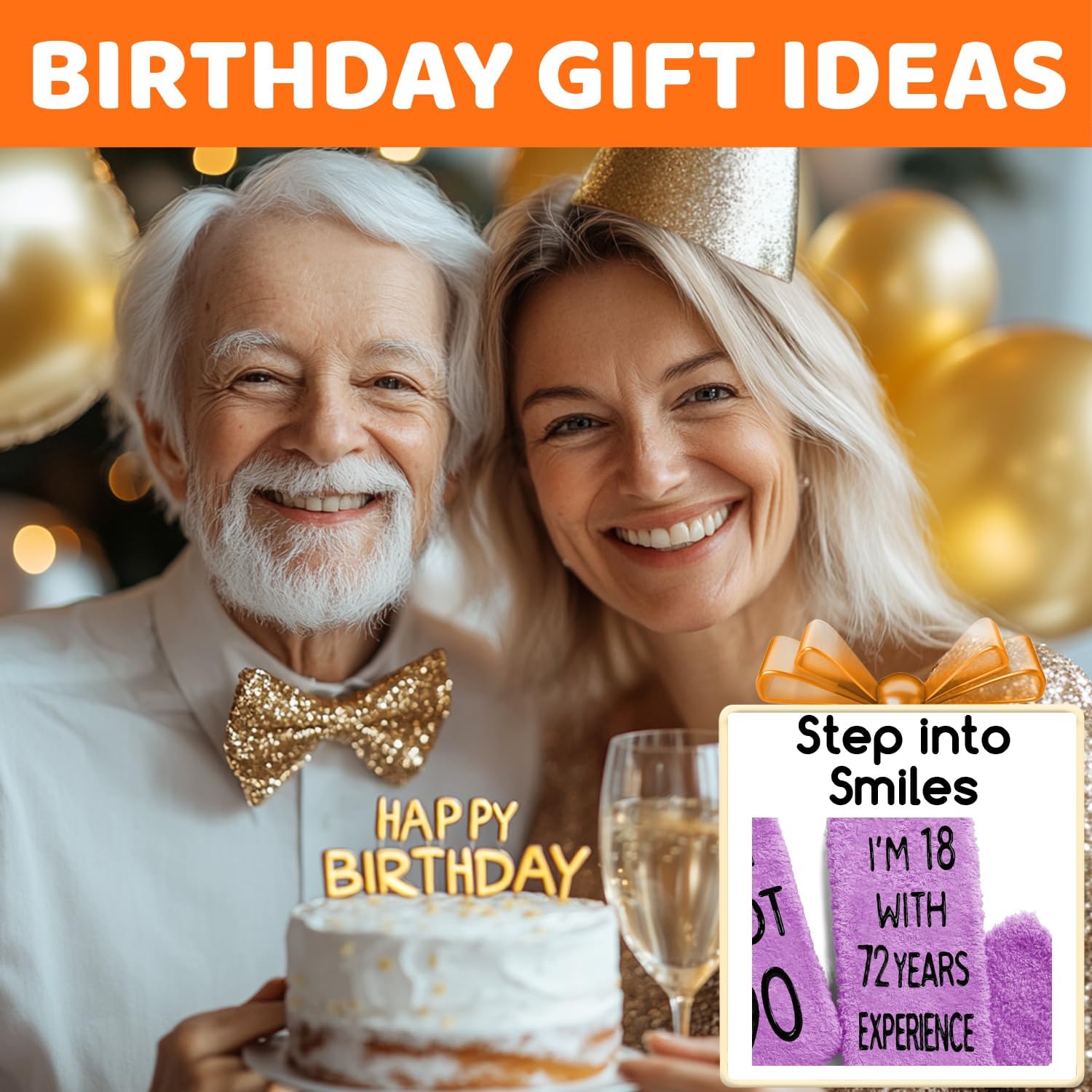 HAPPYPOP 90th Birthday Gift for Women - Socks for 90 Year Old Lady, Gifts for Older Women Over 90 - Image 2