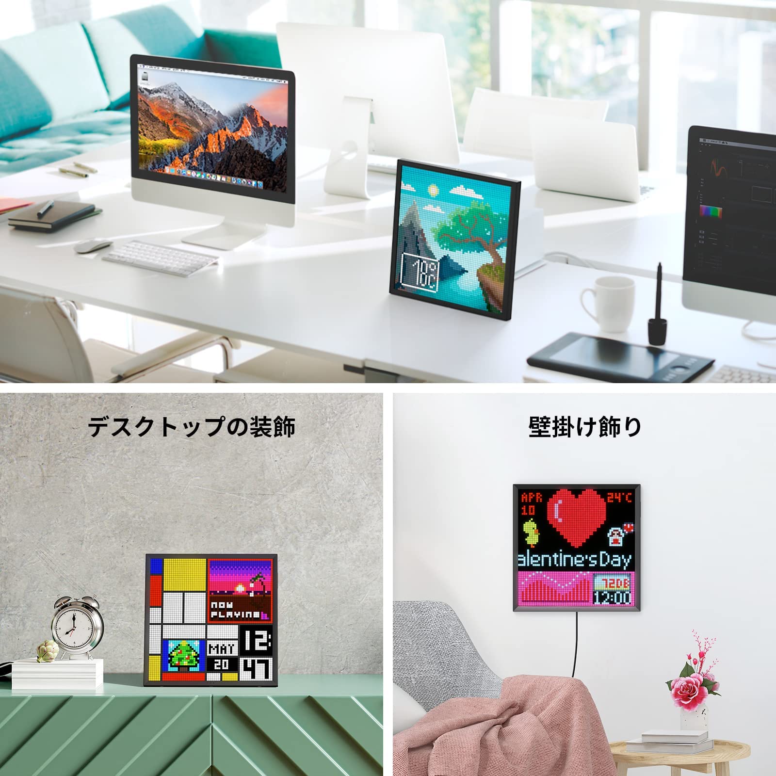 【新品未開封】Divoom Pixoo 64 ピクセルアートフレーム ピクセル Amazon.co.jp: Divoom Pixoo 64 Digital Frame 64*64 Pixel Art
