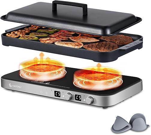 AMZCHEF Double Induction Cooktop AMZCHEF Double Induction Cooktop