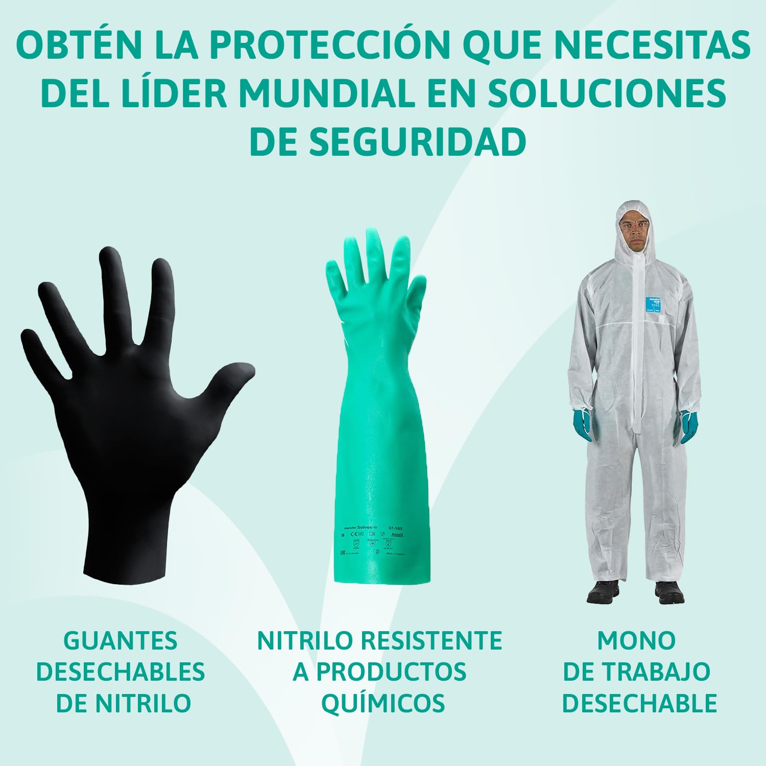 Ansell HyFlex 11-819 Guantes Trabajo Electricista, Diseno Ultraligero con Recubrimiento Nitrilo ESD Antiestatico, Guantes Seguridad Touchscreen, Guantes Hombre y Mujer, Azul, Talla L (12 Pares)
