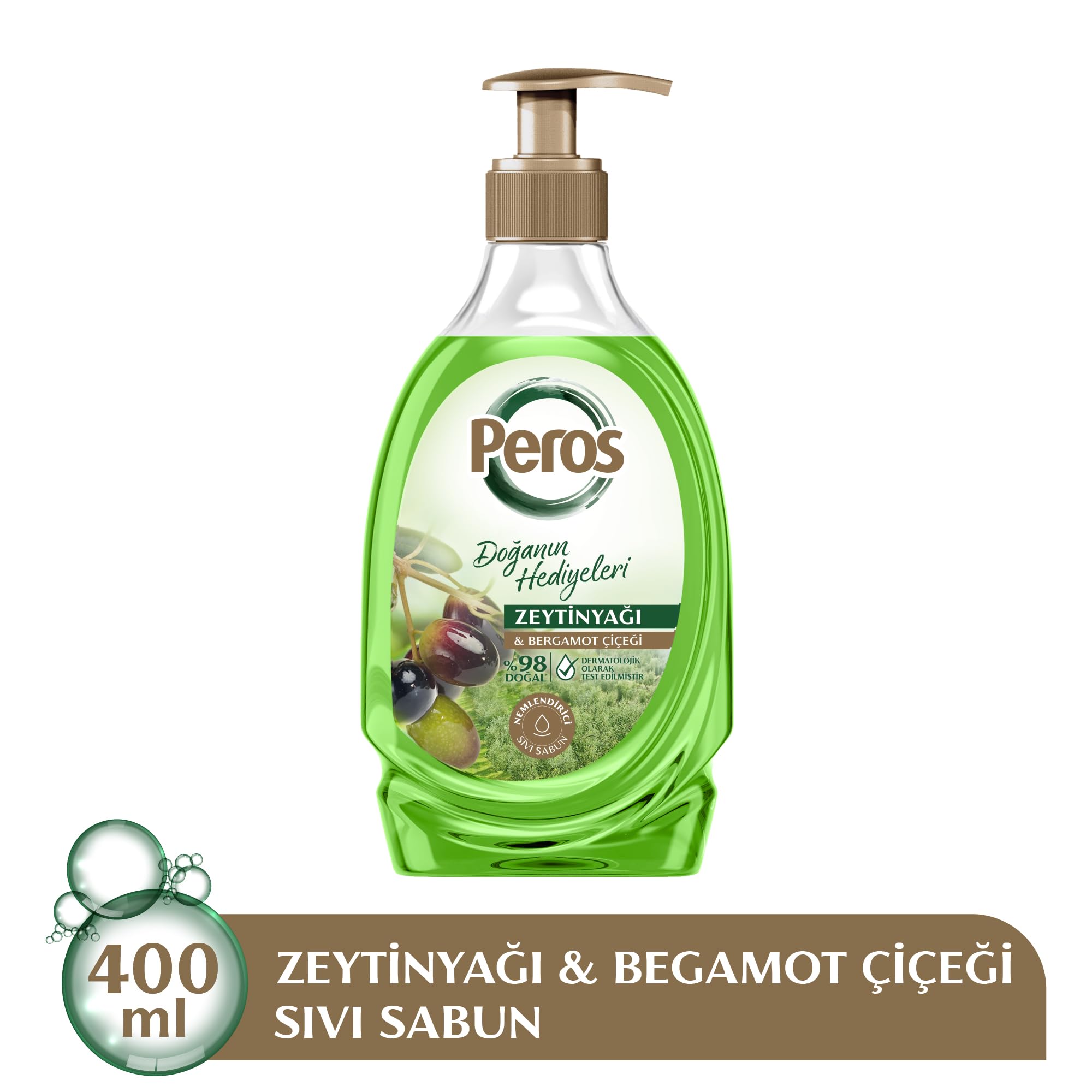 Peros Doğanın Hediyeleri Zeytinyağlı & Bergamot Çiçeği Sıvı Sabun 400 G