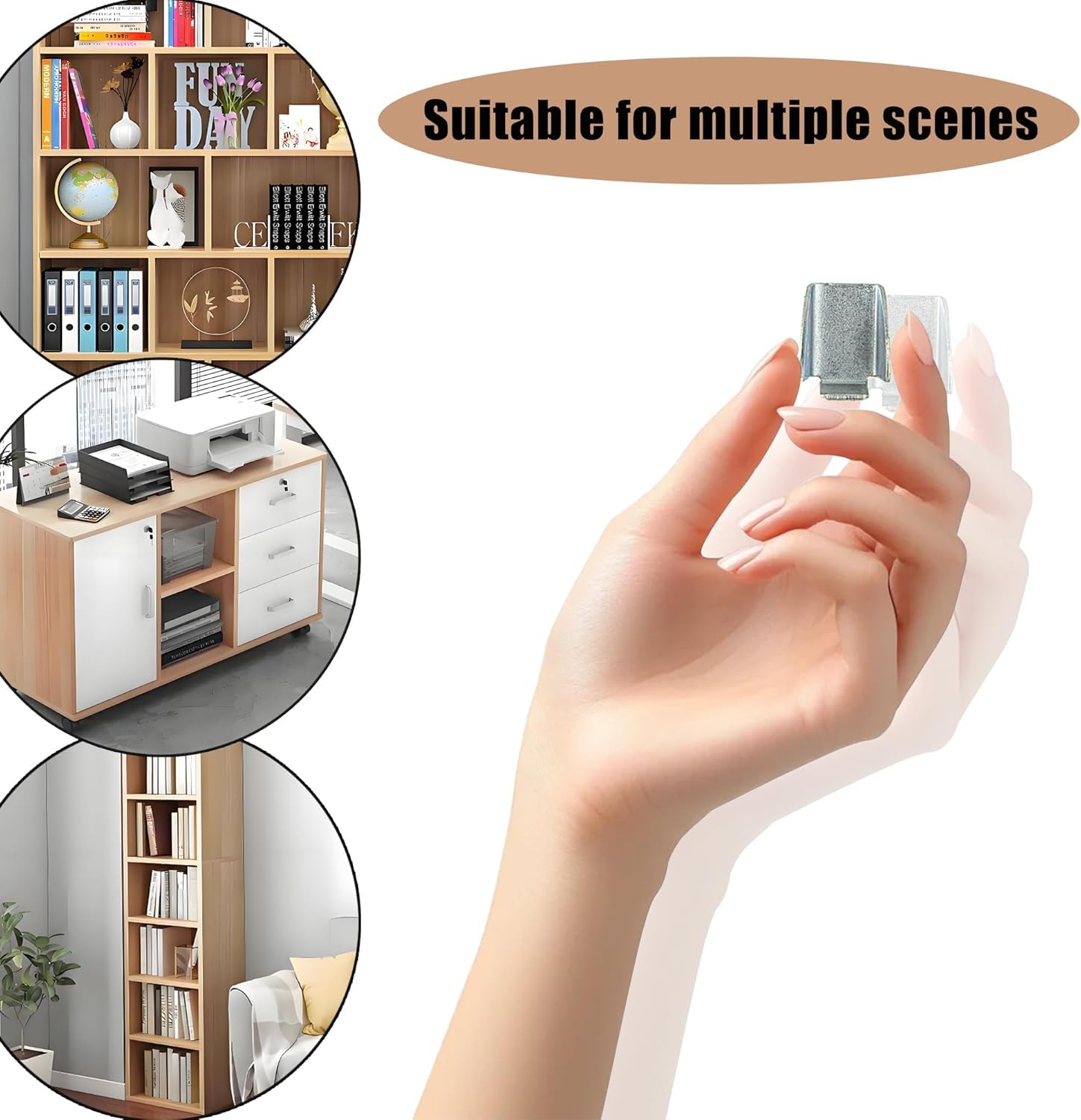 Garage Shelf Clips - 30 Pack, Removable -5