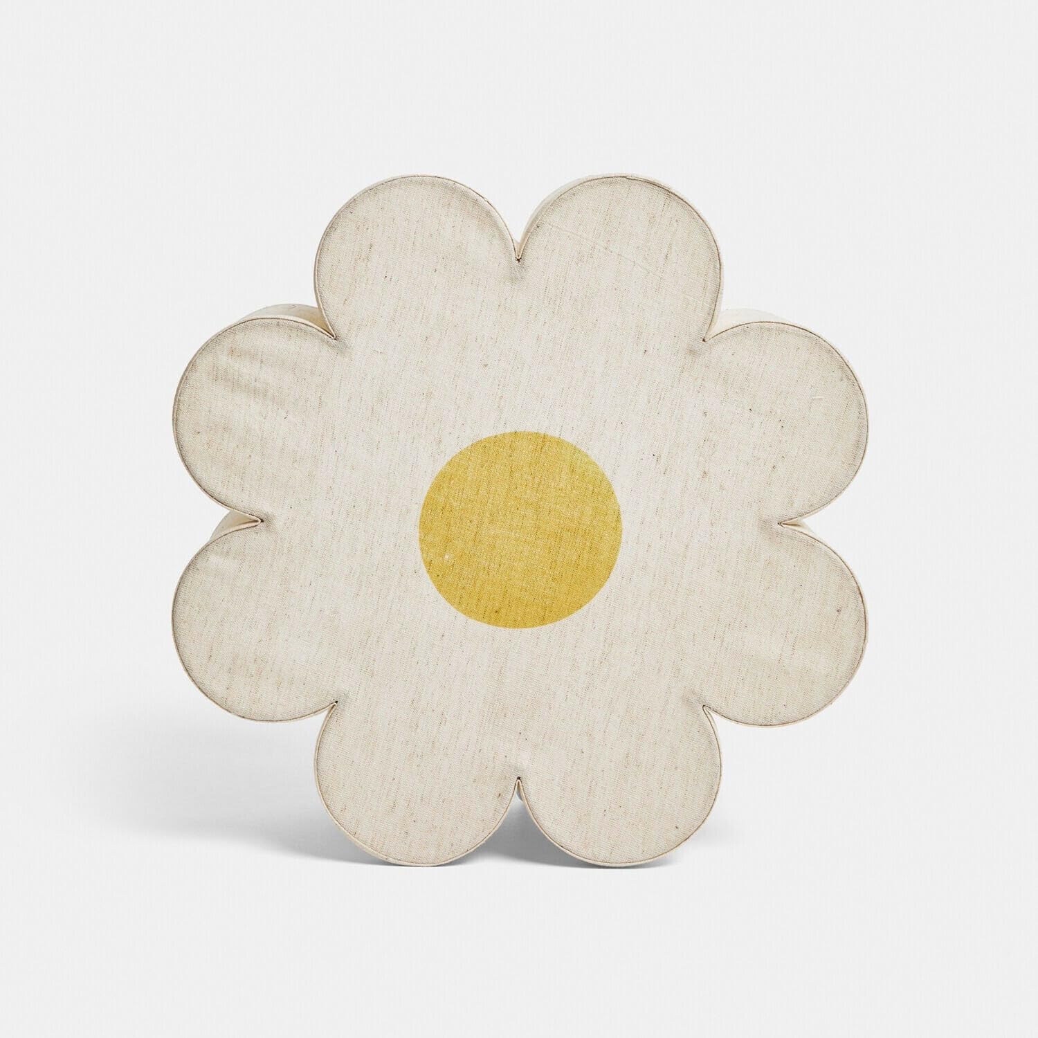Loberon Wandlampe Poppeline - Niedliche Blumenform - Perfekt fürs Kinderzimmer - Warmes Licht - Wandleuchte - Eisen - Baumwolle, beige/gelb
