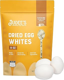 مسحوق بروتين بياض البيض المجفف من جوديز ، 8 اونصة - مبستر ومعتمد وزارة الزراعة الامريكية 100% غير معدل وراثيا - خال الجلوتين والمكسرات - مكون واحد فقط - صنع في الولايات المتحدة -