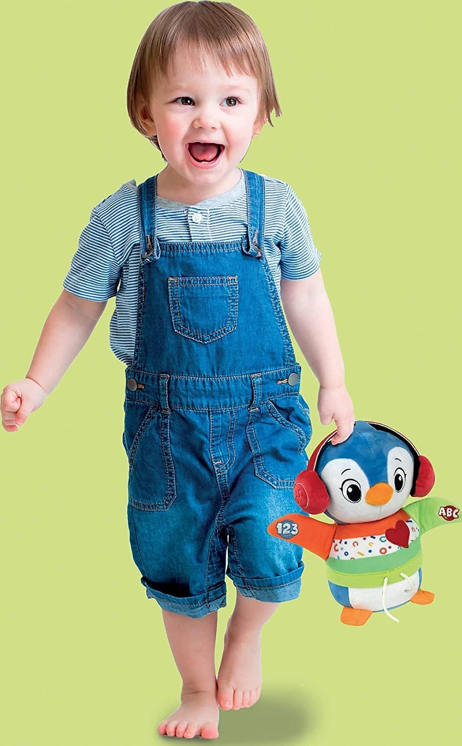 Clementoni Baby Clementoni 59287 Penguin Dancing with Me, Interactive Baby Toy with Music and Light Effects, Dancing and Singing Educational Toy for Toddlers from 12