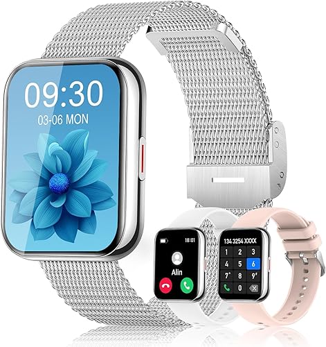 Reloj inteligente (respuestahacer llamada), reloj inteligente HD de 1.81 pulgadas para mujeres y hombres, monitor de sueño de frecuencia cardíaca, disponible en Yaxa Colombia