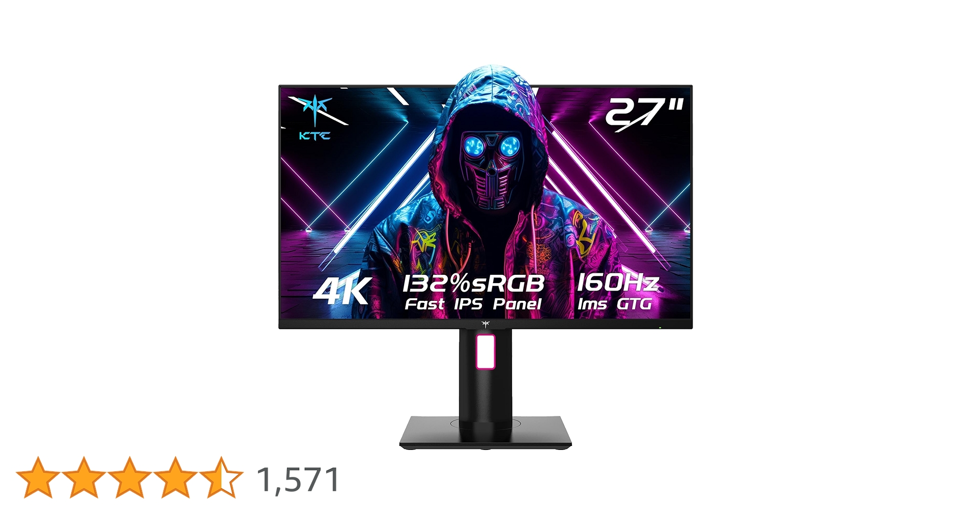 Amazon.co.jp: KTC 27インチ 4K UHD 144Hz ゲーミングモニター - 高速