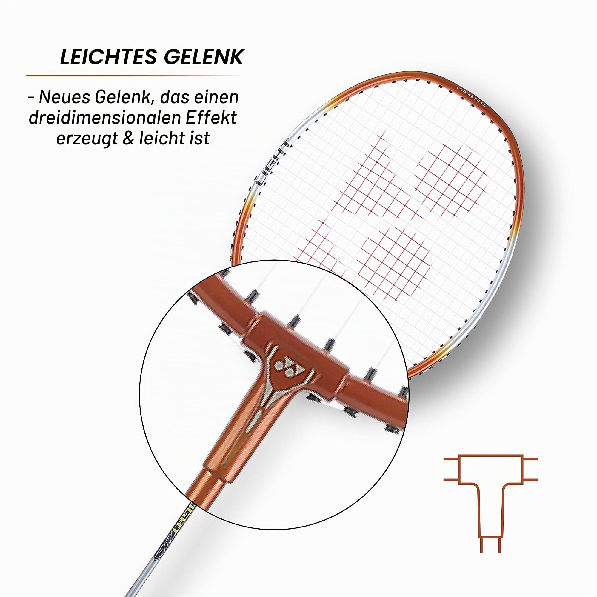 YONEX Badminton Racquet Set of 2