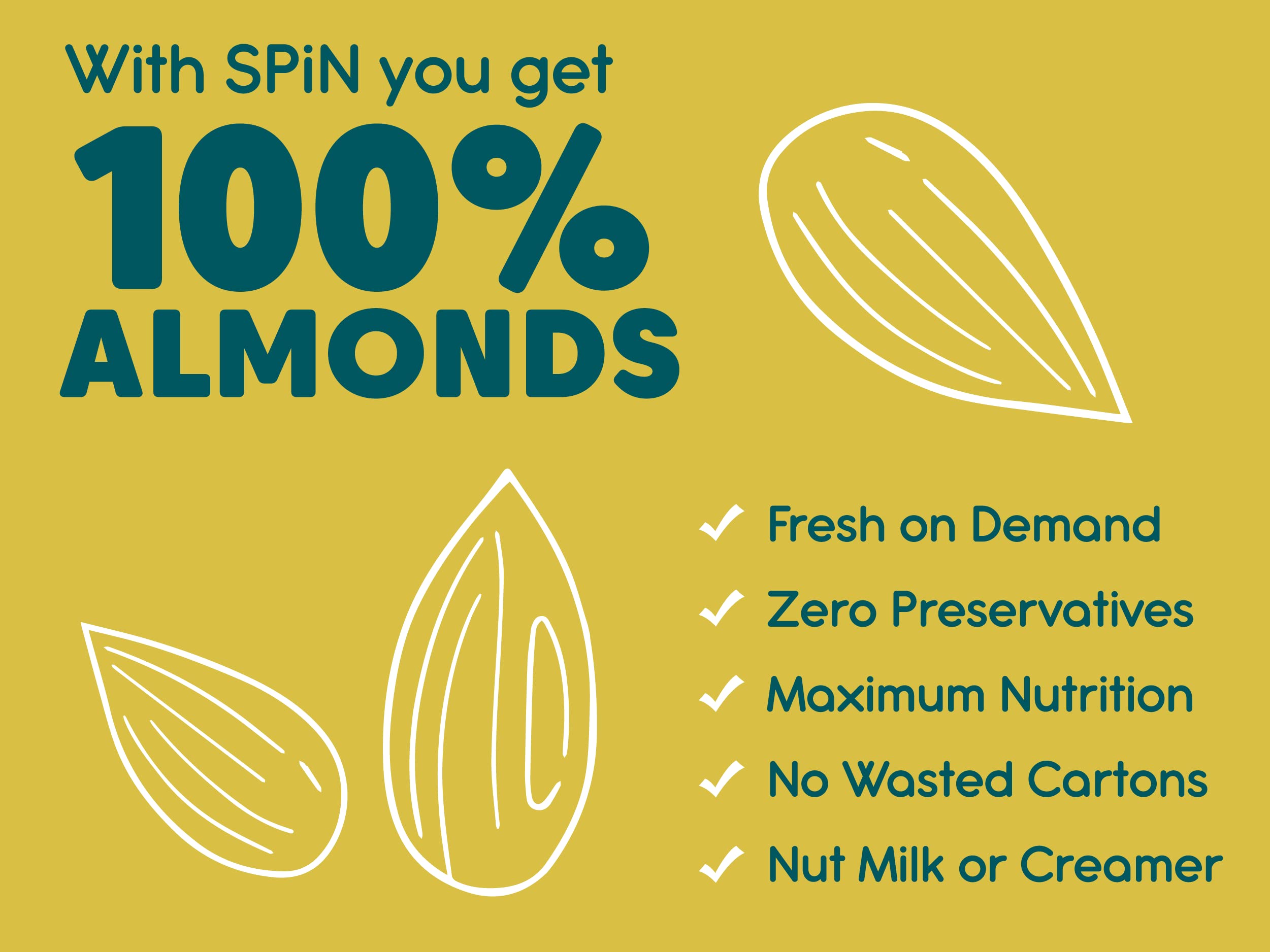 Wilderness Poets SPiN Organic Almond Milk Concentrate Unsweetened - Make Almond Milk or Non-Dairy Creamer for Coffee Tea — view 8