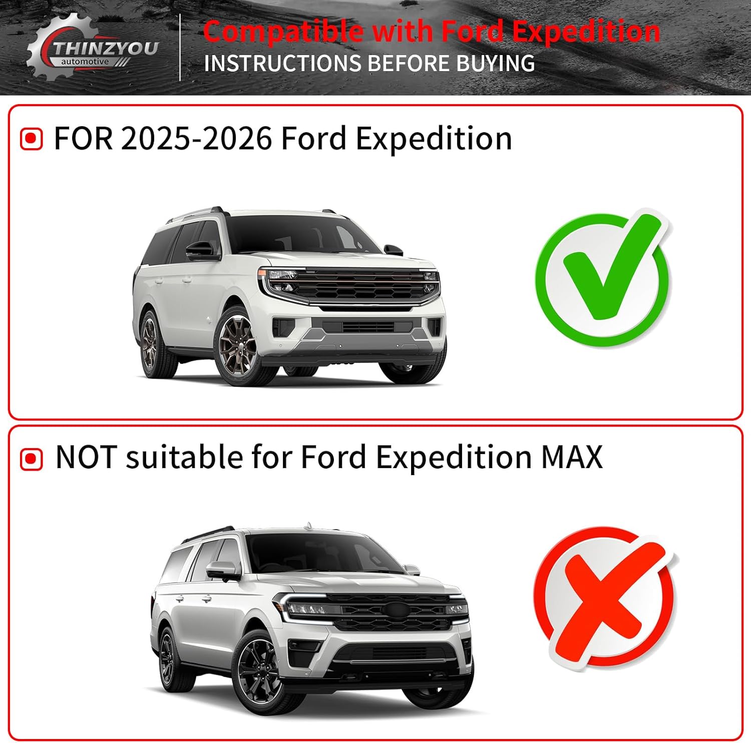 Floor Mats Compatible with 2025 2026 Ford Expedition 7 Seats Captain Chair (NOT Max) Cargo Mat Trunk Mat Cargo Liner Trunk Liner Expedition Accessories (Floor Mats+Trunk Mat+Backrest Mats)