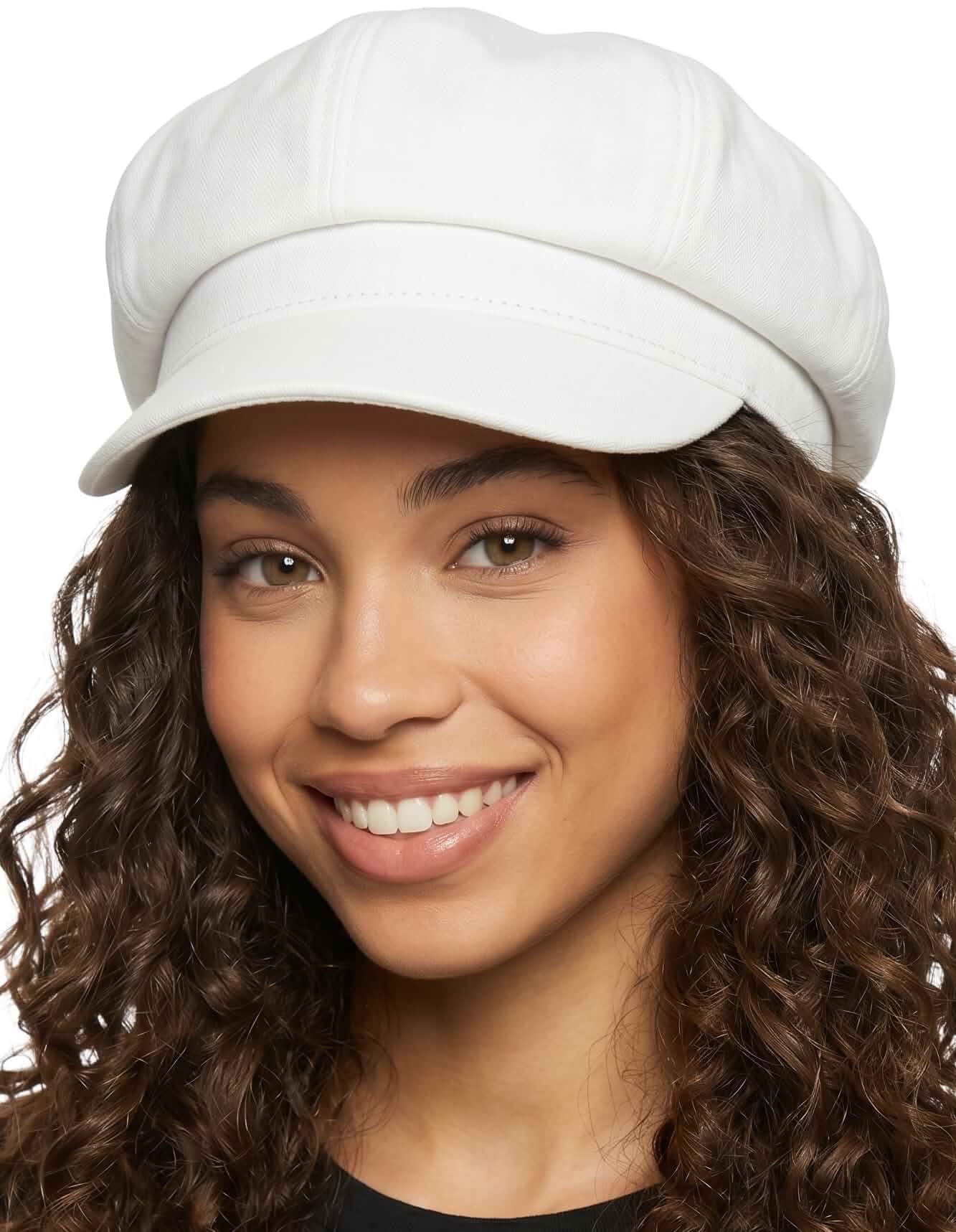 Funky Junque Women's Newsboy Cabbie Cap, Vintage Baker Boy Hat Soft fabric baker boy hat with curved visor for everyday wear, sun protection, vintage style & seasonal layering